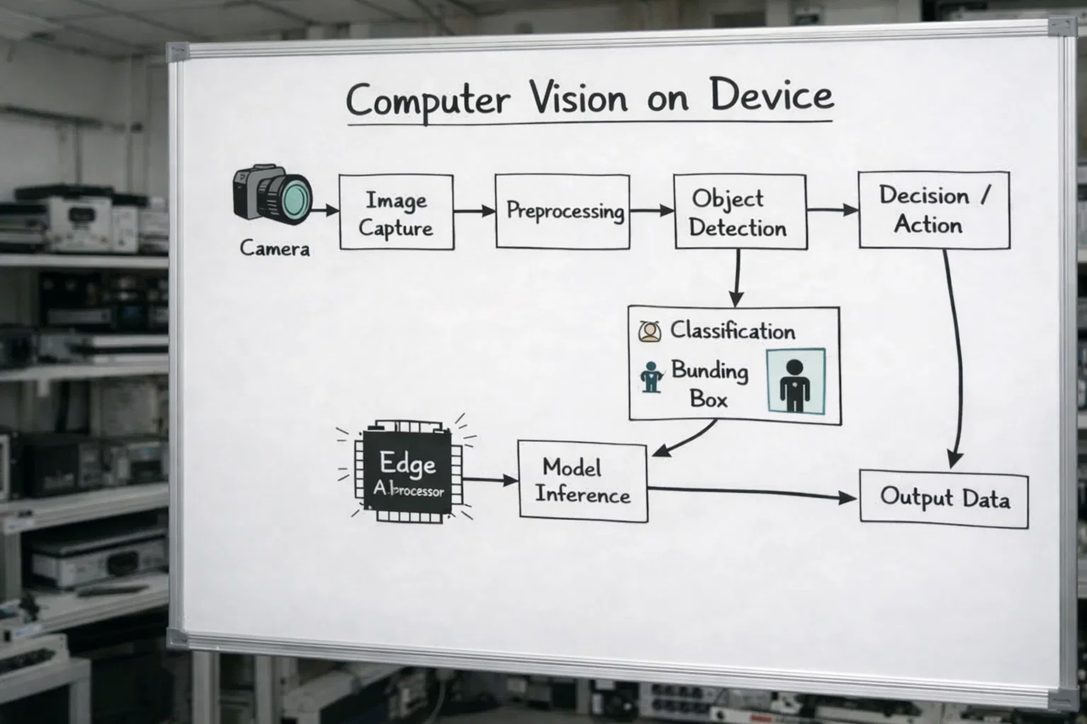 Edge AI Processing Diagram